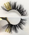 Liimattavat ripset Leela, glitter yellow