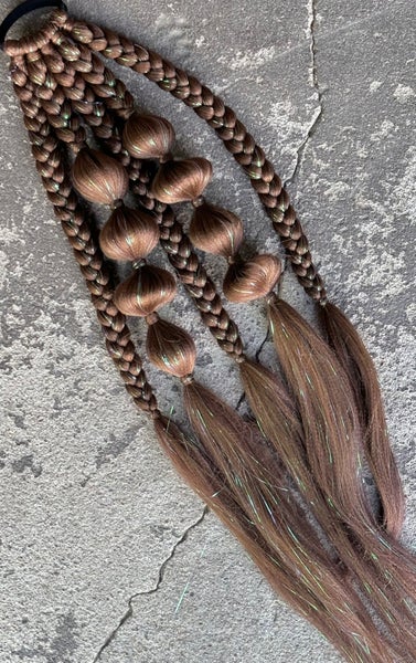 Rave Tails-kuplaponnari Nuanced warm brown