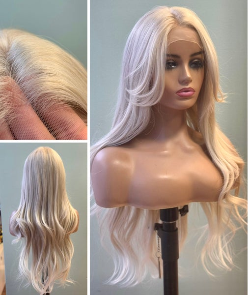 Premium peruukki ,  Sabrina blonde  (vapaa jakaus)