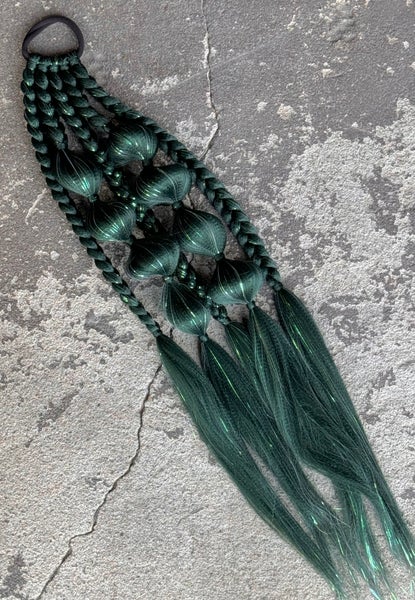 Rave Tails-kuplaponnari Royal Green