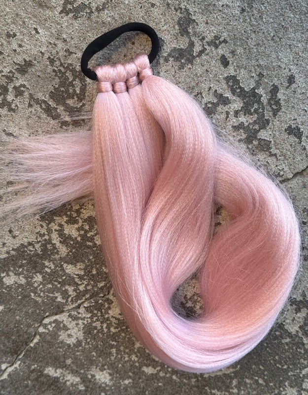 Quick braid 70cm, Pastel pink