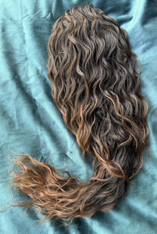 Ponnaripidennys pikkukihara,  musta/ruskea (50cm)