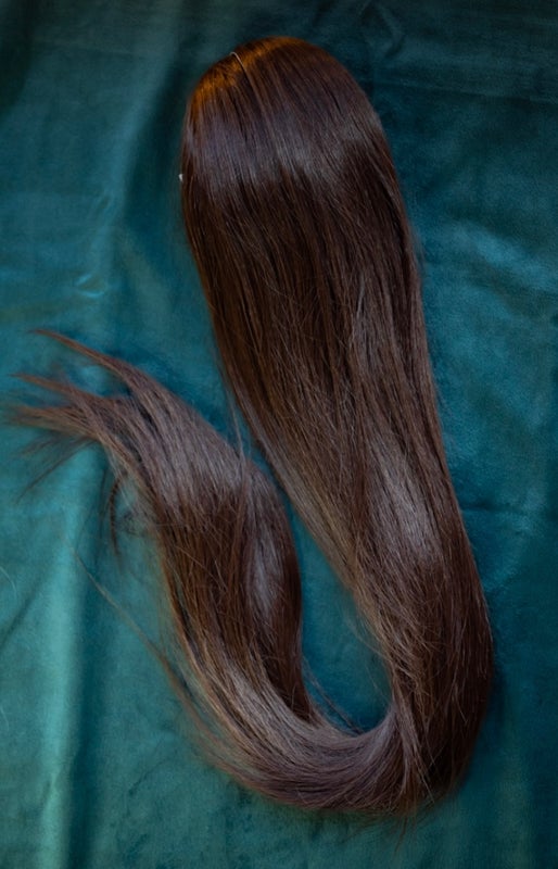 Ponnaripidennys narulla, suklaanruskea 70cm