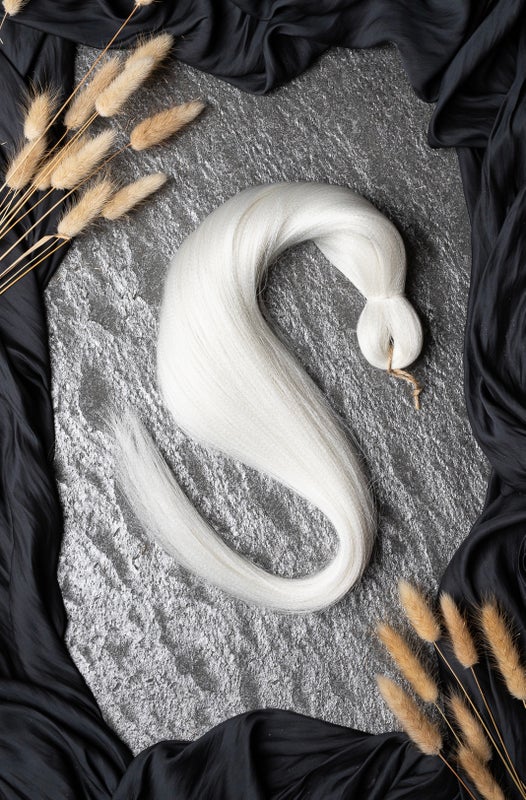 Premium hiuskuitu, Icy white